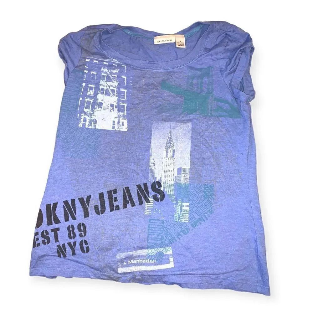Y2k dkny baby tee